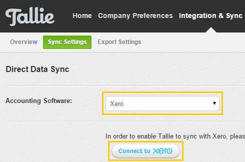 Integrating Xero & Tallie – Tallie